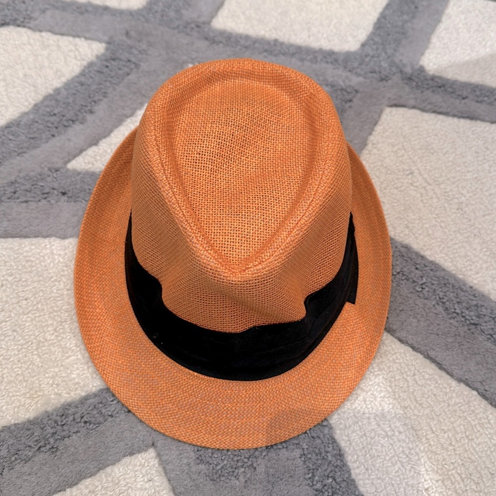 Angela William 100% paper straw hat one size